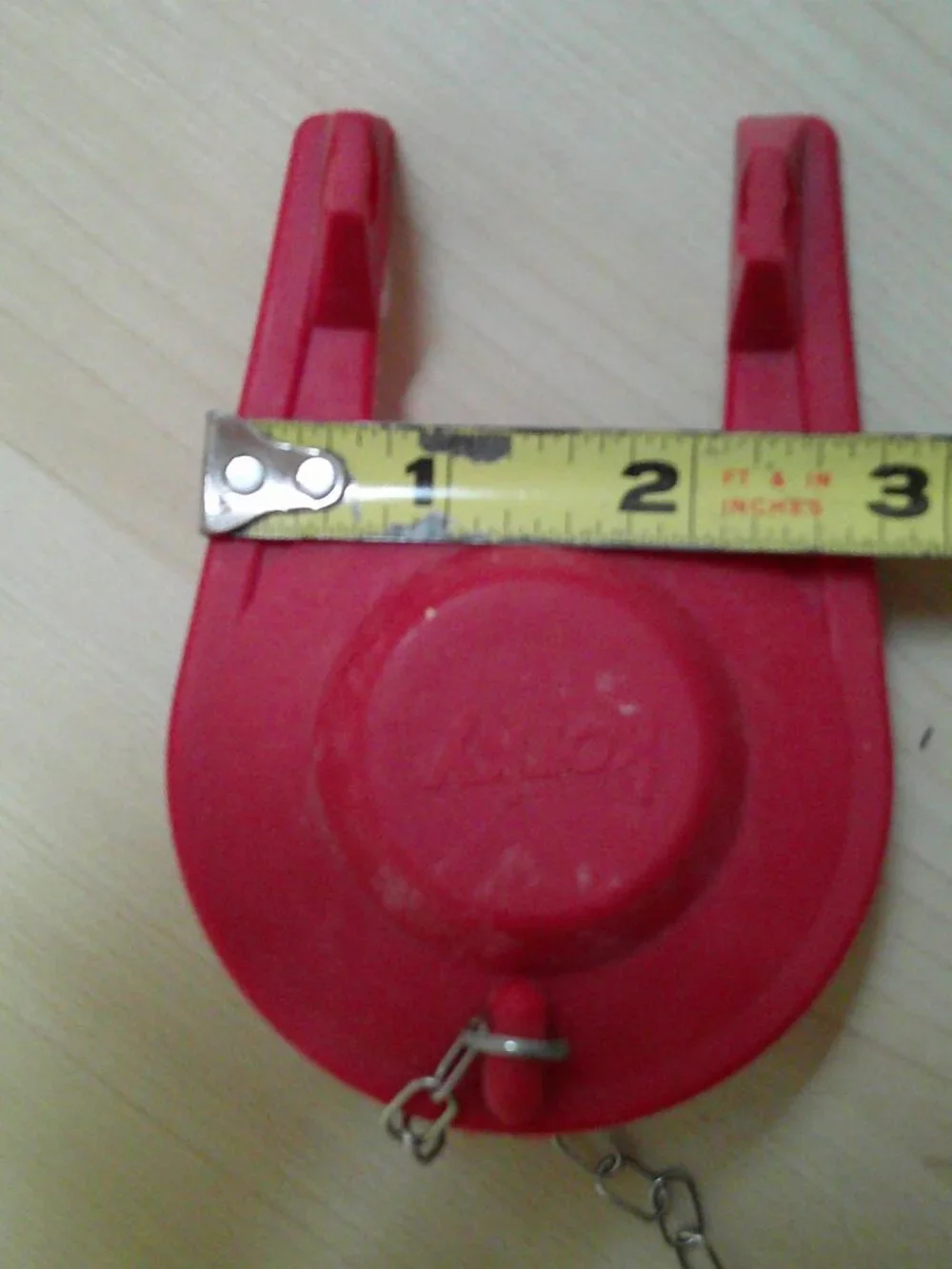 Fluidmaster Toilet Repair items flush valve, Oatey wax ring, & 2-Korky flappers.